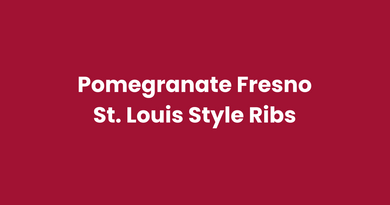 Pomegranate Fresno St. Louis Style Ribs with Grilled Citrus Summer Salad