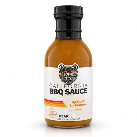 Bearfoot California BBQ Sauce - Apricot Habanero, medium